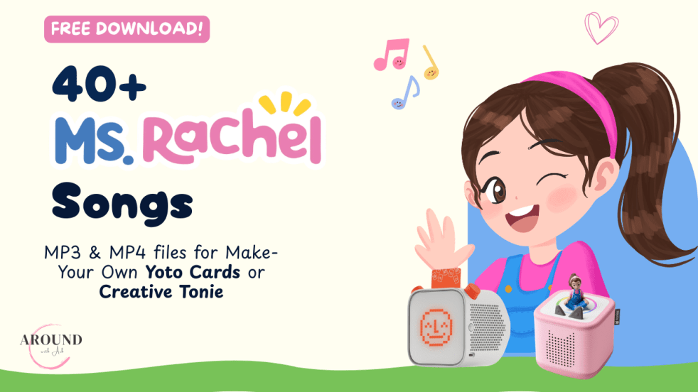 Ms. Rachel Audio Files for Make-Your-Own Yoto cards